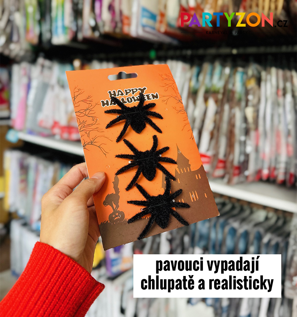 dekorace halloween pavouci tarantule